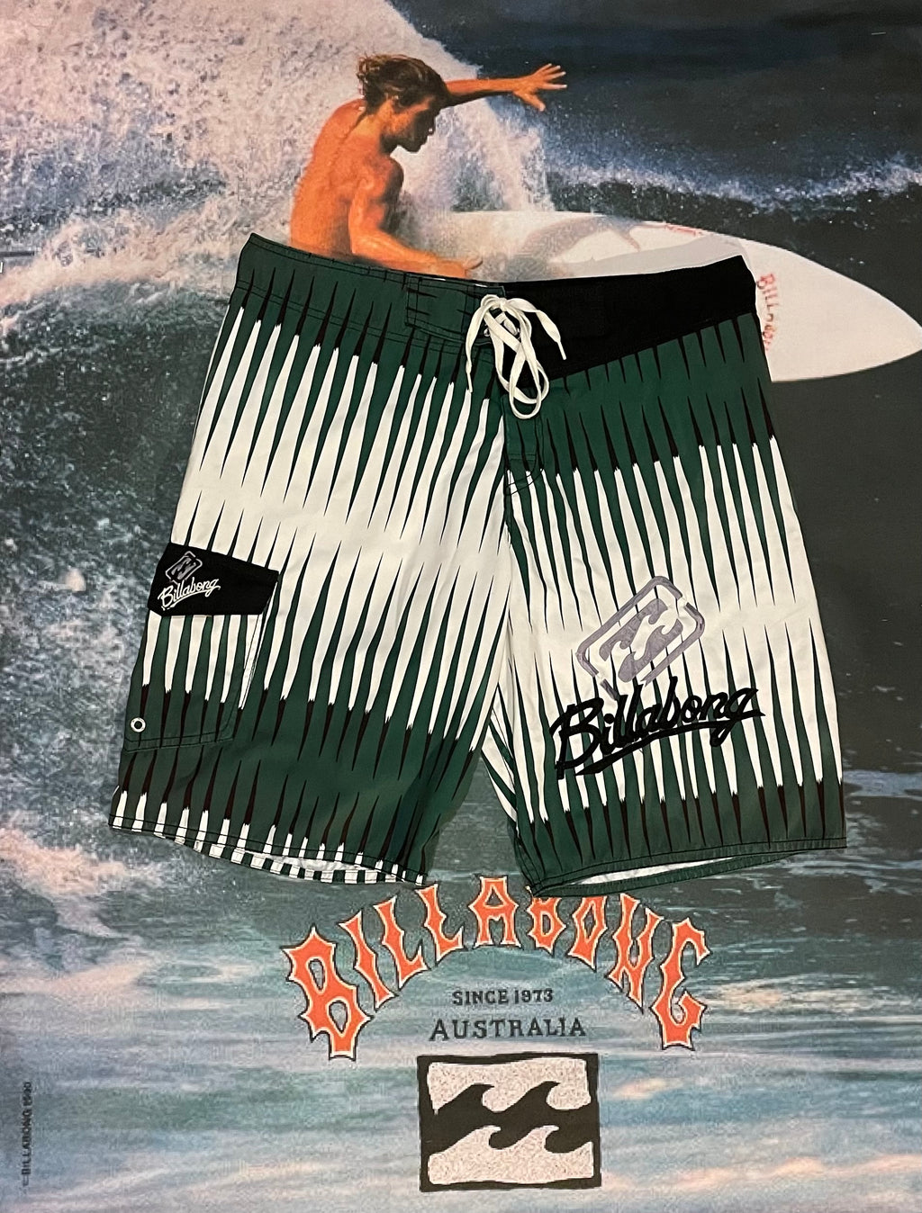 vintage billabong boardies w34