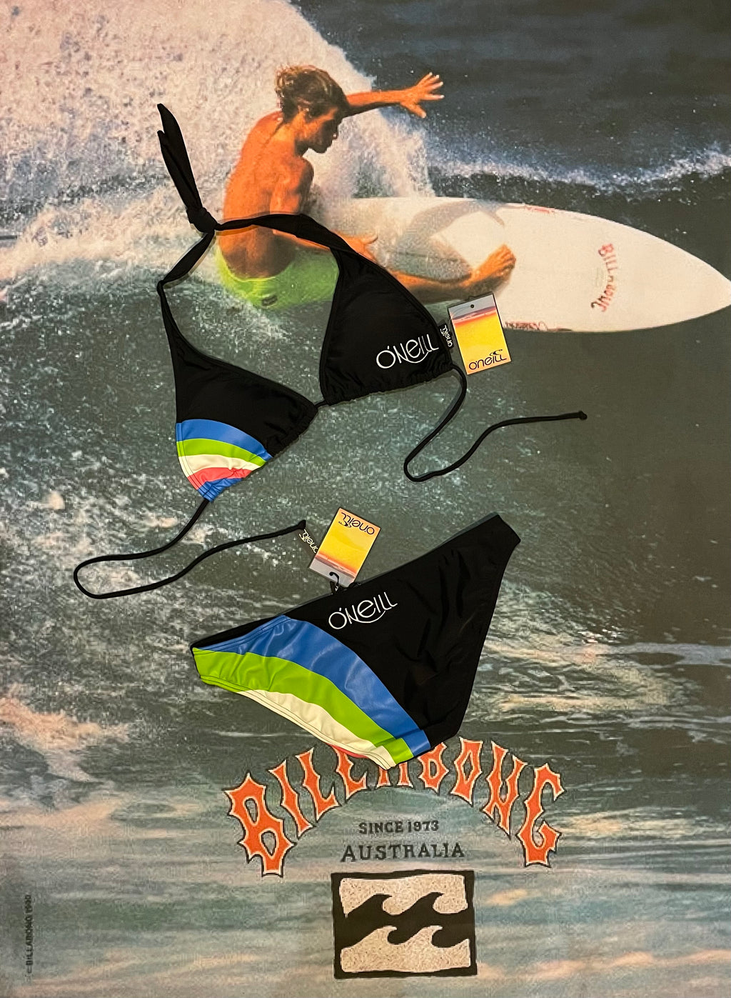 Black o'niell bikini size 12