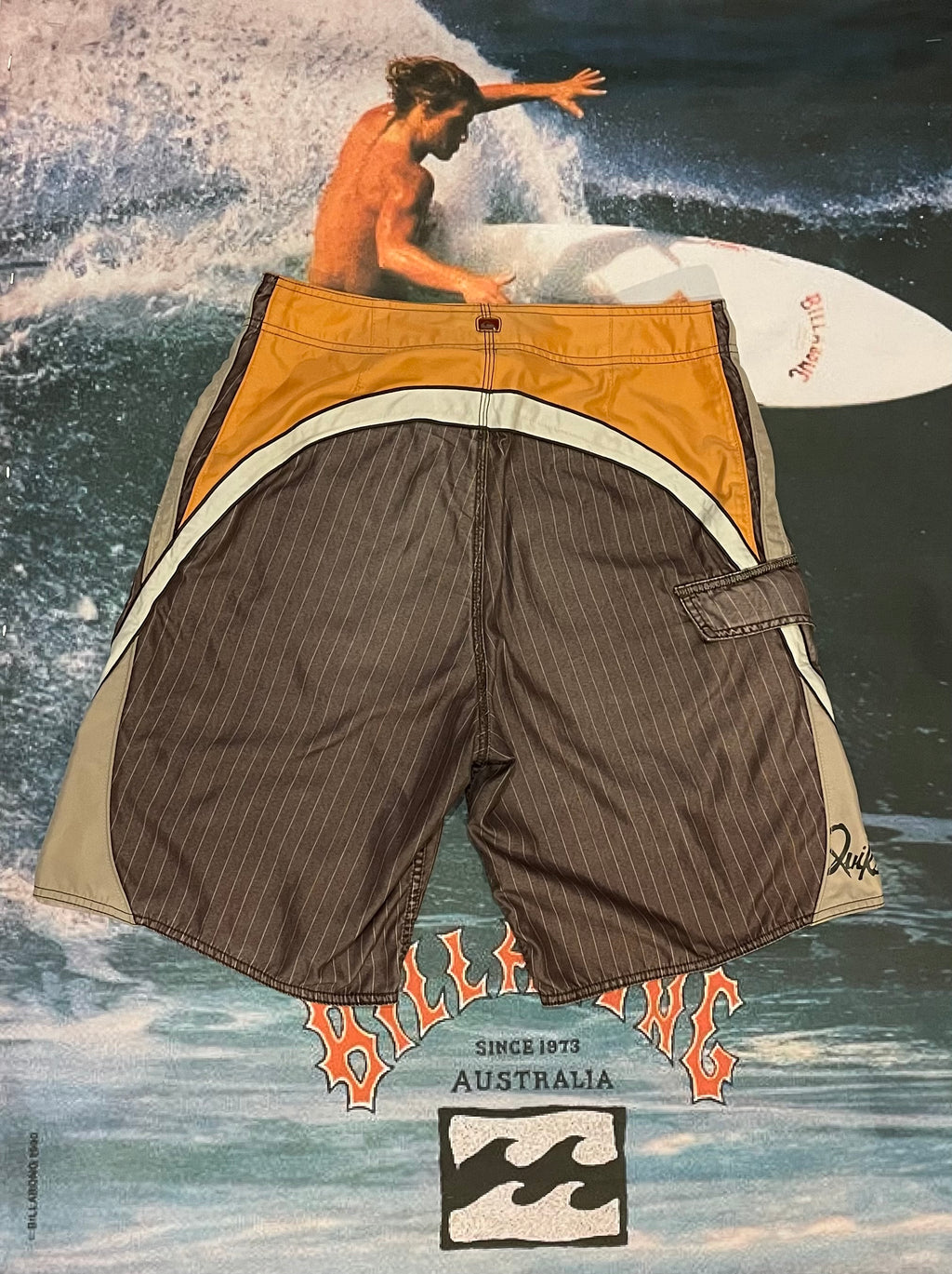 vintage quicksilver boardies w32