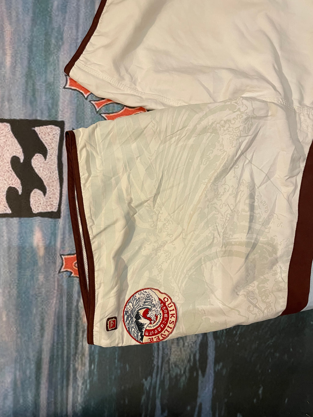 vintage quicksilver boardies w36