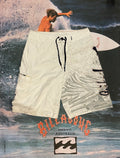 White Quicsilver boardies w33
