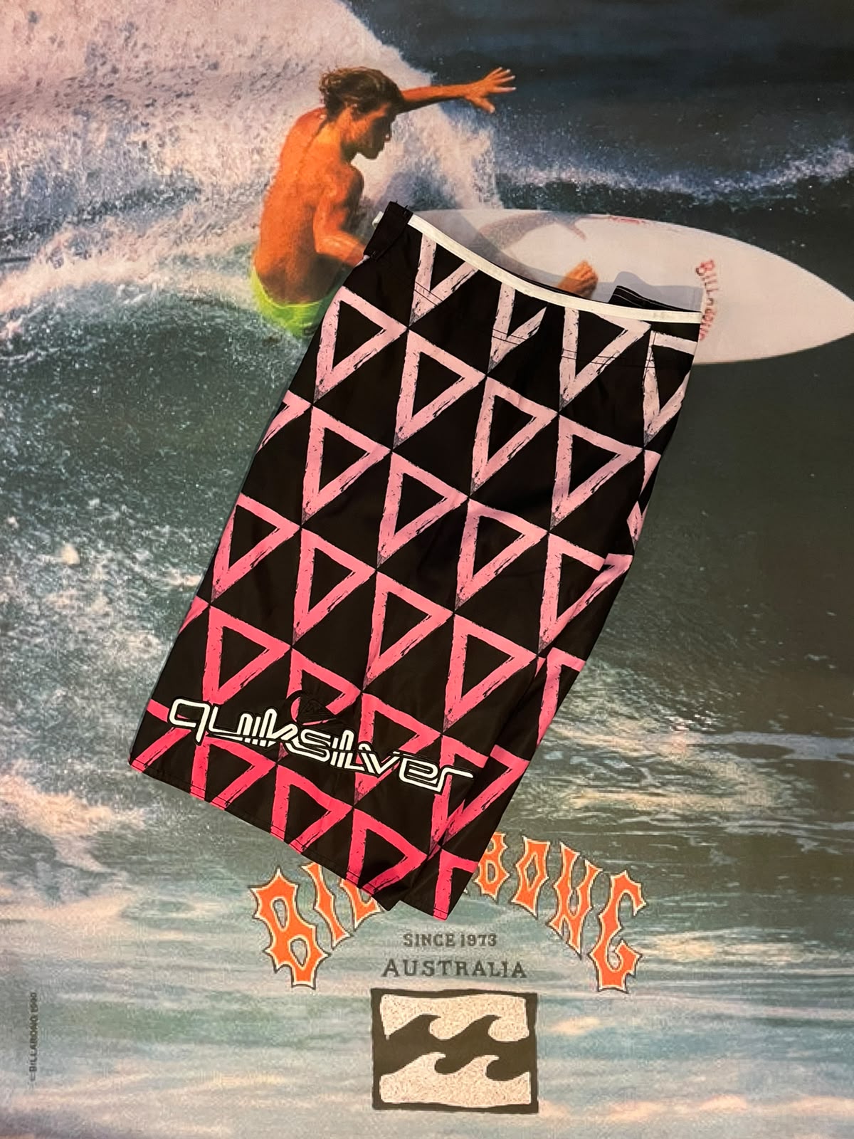 triangle quicksilver boardies w31