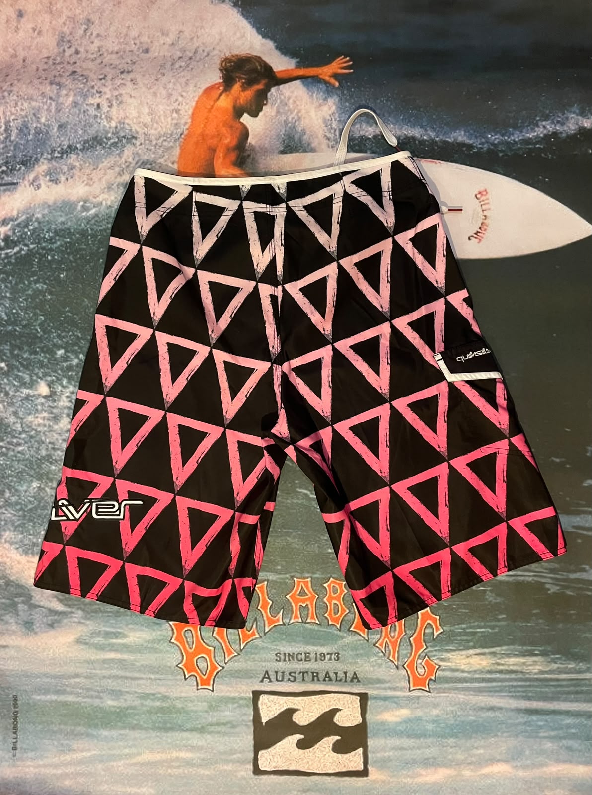triangle quicksilver boardies w31