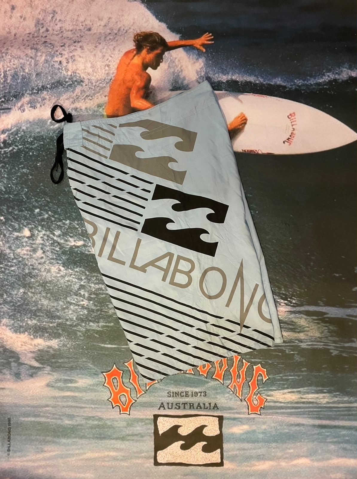 vintage blue billabongs w36