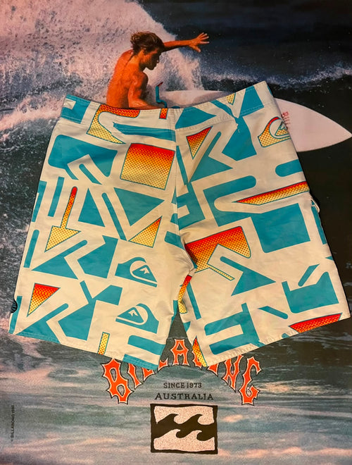 quicksilver pattern boardies w40