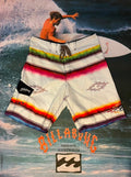 vintage striped billabong boardies w32